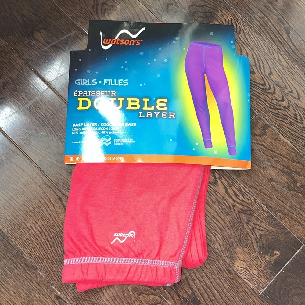NWT Watson’s Pink Jogger/Long John/Pajama Pant Size Small (7/8)